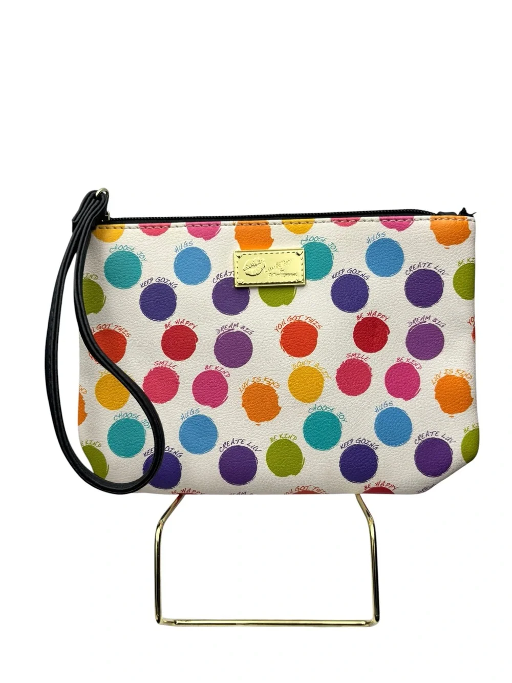 Luv Betsey Betsey Johnson Colorful Wristlet + Hello Kitty Crème Shop Bund